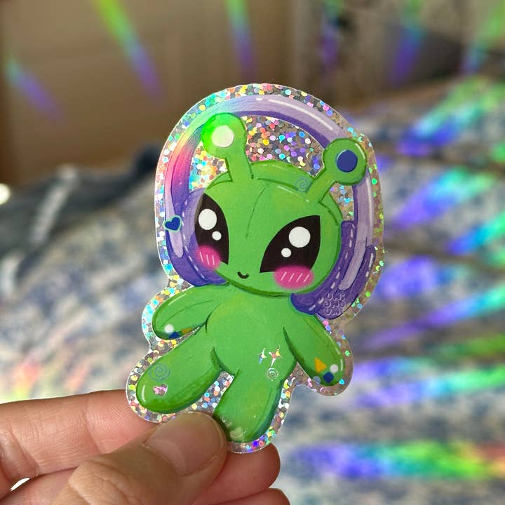 Uni & Umi - Wholesale Sticker - Alien Gleep Sticker | Y2K Trendy Headphones2