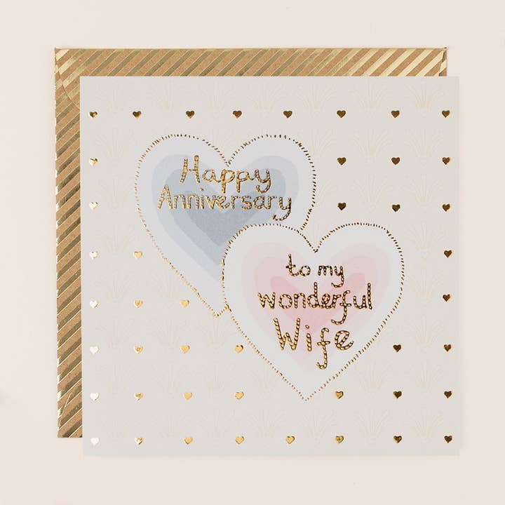 Två Hjärtan Frukostkort för Hustrun för wholesale av Apple & Clover