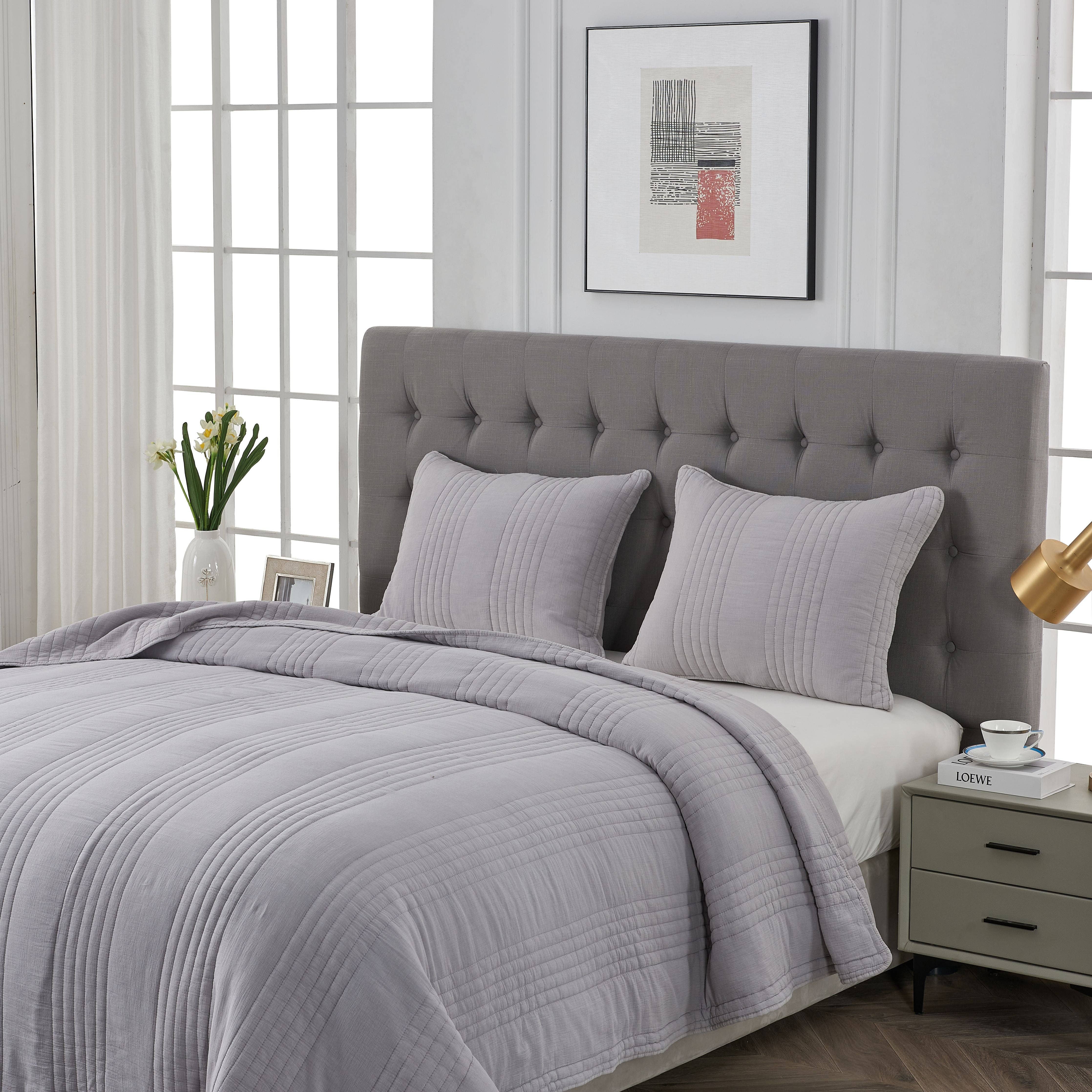 Mélange Home - Wholesale Quilt - Stonewashed Cotton Quilt Set34