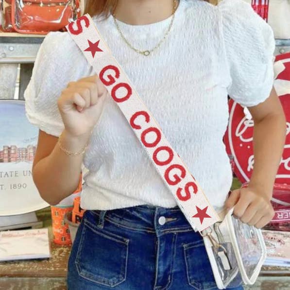 University of Houston Go Coogs Purse Strap for wholesale by College Dayz Merch