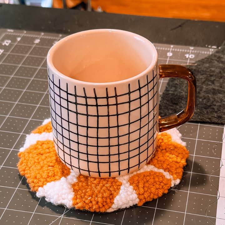 Krusunderlag med ko-print for engroshandel hos Santos Avenue