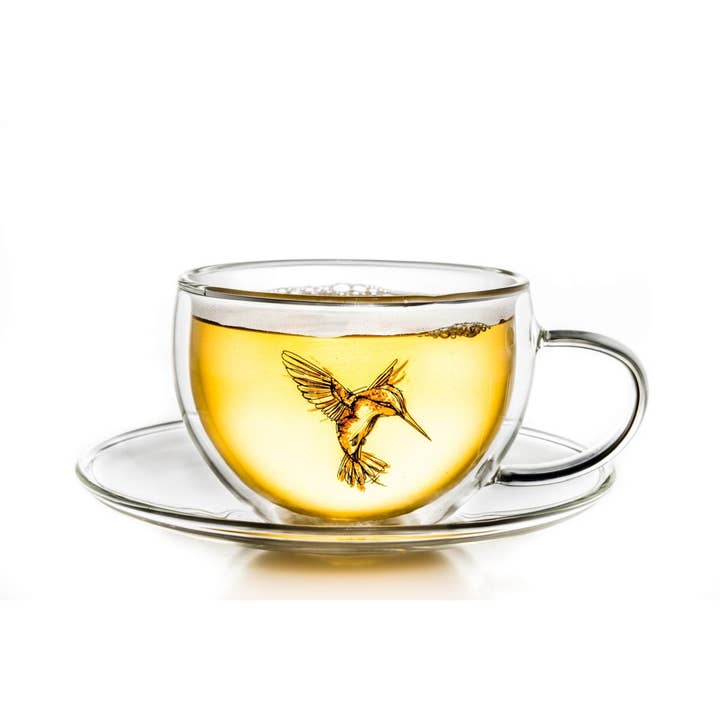 Creano - Wholesale Coffee/Tea Cup - Hummi Thermal Mug with Saucer, Red6