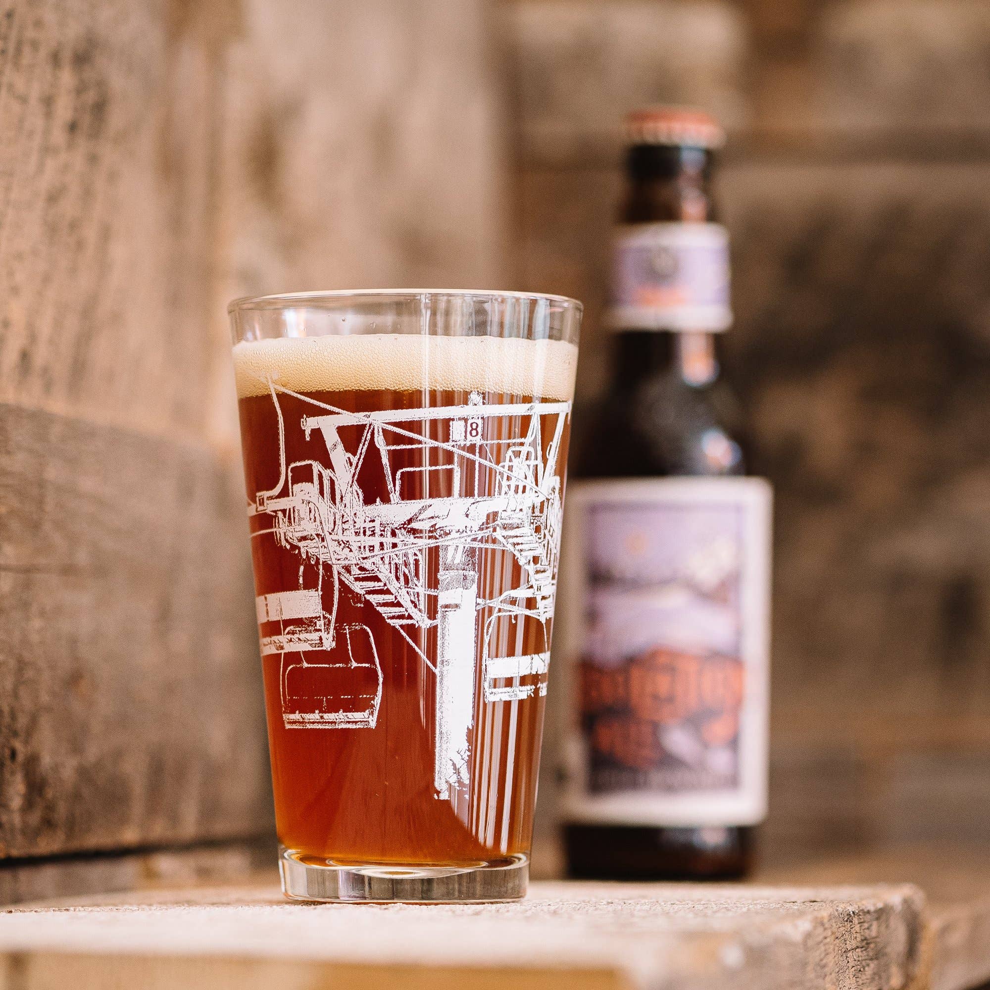 Black Lantern - Wholesale Beer Glass/Mug - Ski Lift 8 Pint Glasses1