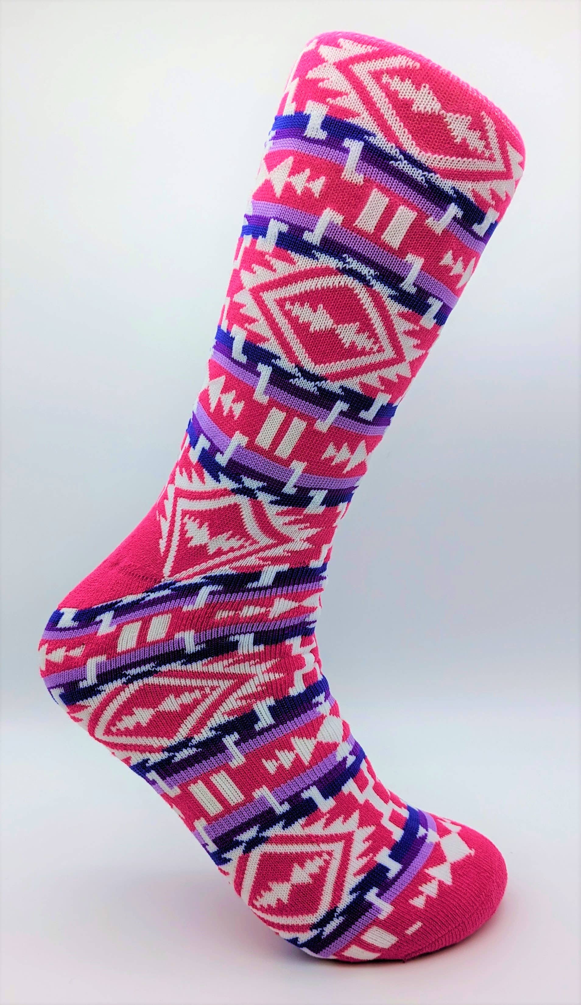 Flag Matrix Inc - Wholesale Socks - Unisex - Native Socks 9  - Sunset Tribal Design3