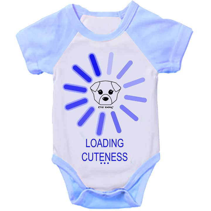 Mi Dog, Baby Boys, Loading Cuteness, Baby Grow for wholesale by MI DOG