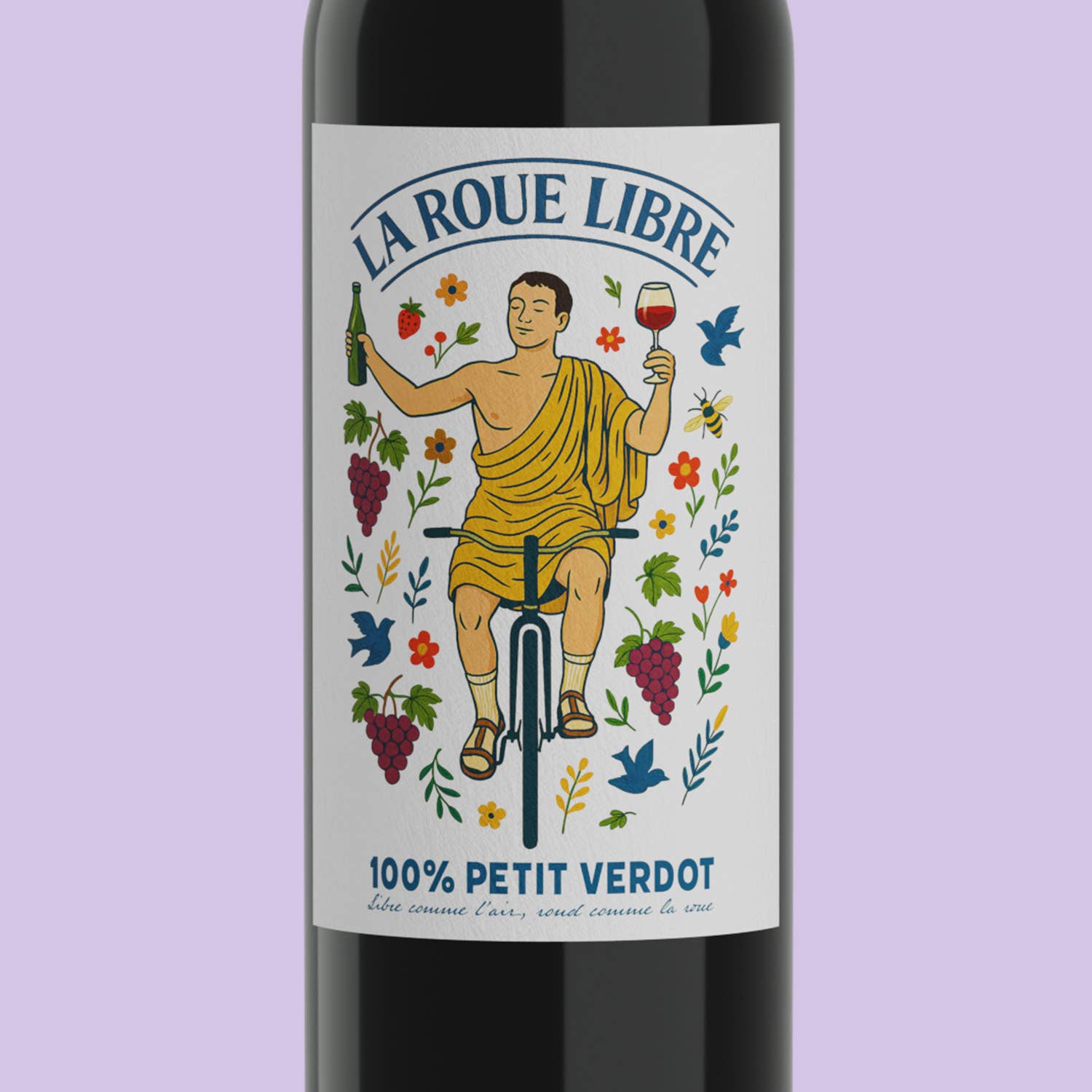 Les Compagnons du Canon - Wholesale Red Wine - La Roue Libre - Bordeaux - 100% Petit Verdot - 20201