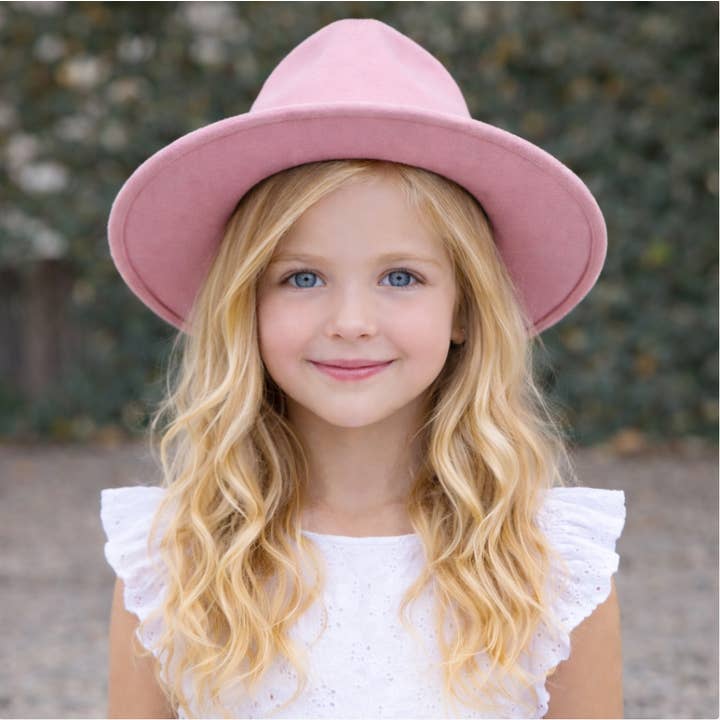 Kid's Vegan Felt Rancher Hat – Now in 6 Colors! for wholesale by Queens INC