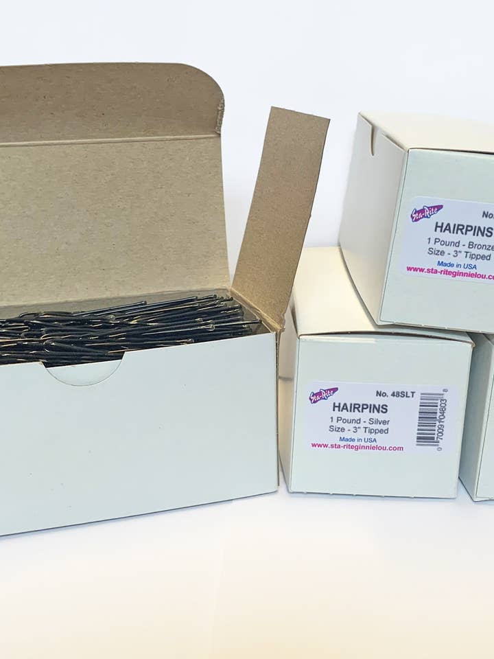 2 1/2" & 3" Hairpins - 300 ct for wholesale by Sta-Rite Ginnie Lou