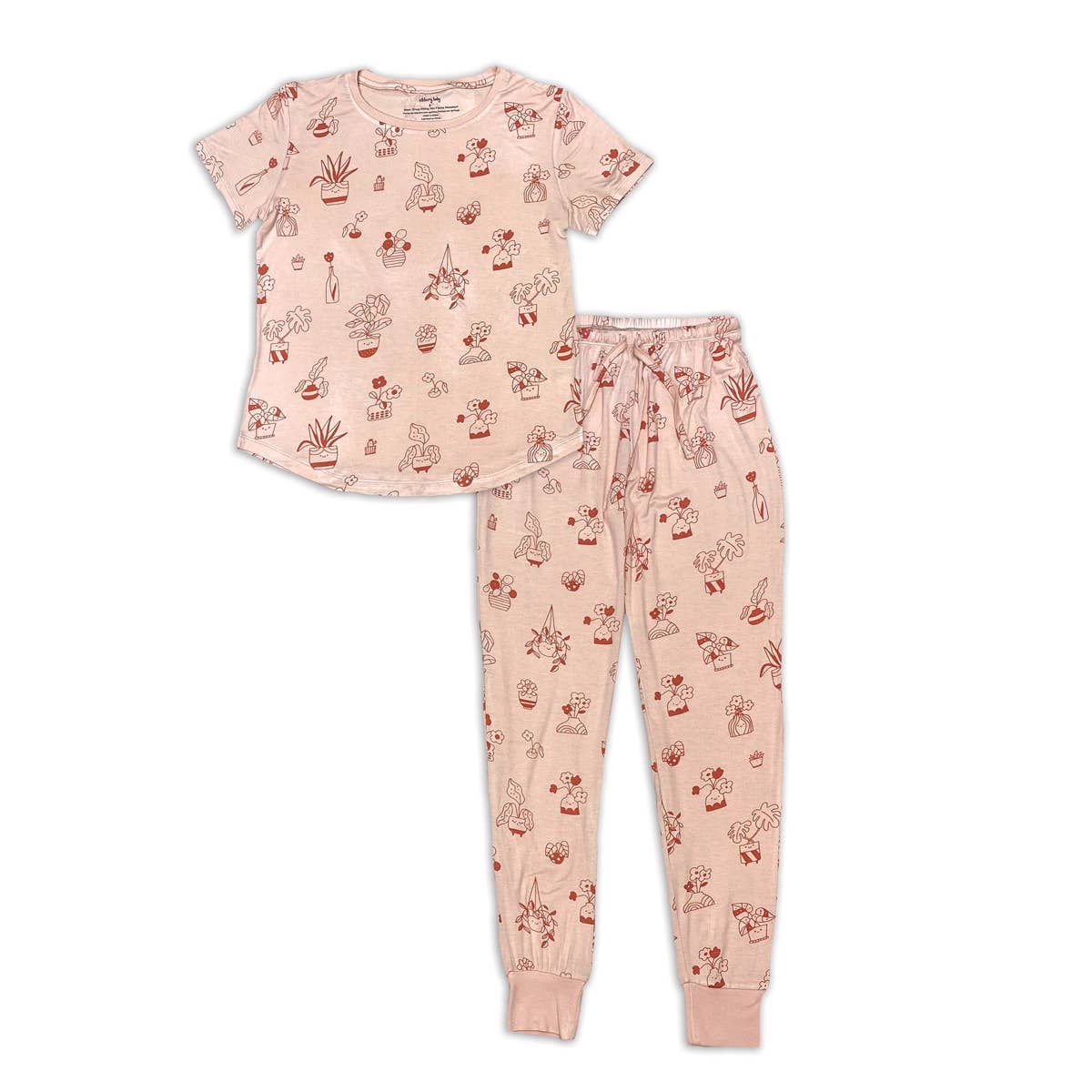 Silkberry Baby – wholesale Sleepwear set – Women's – Women's Bamboo Short Sleeve Pajama Set2