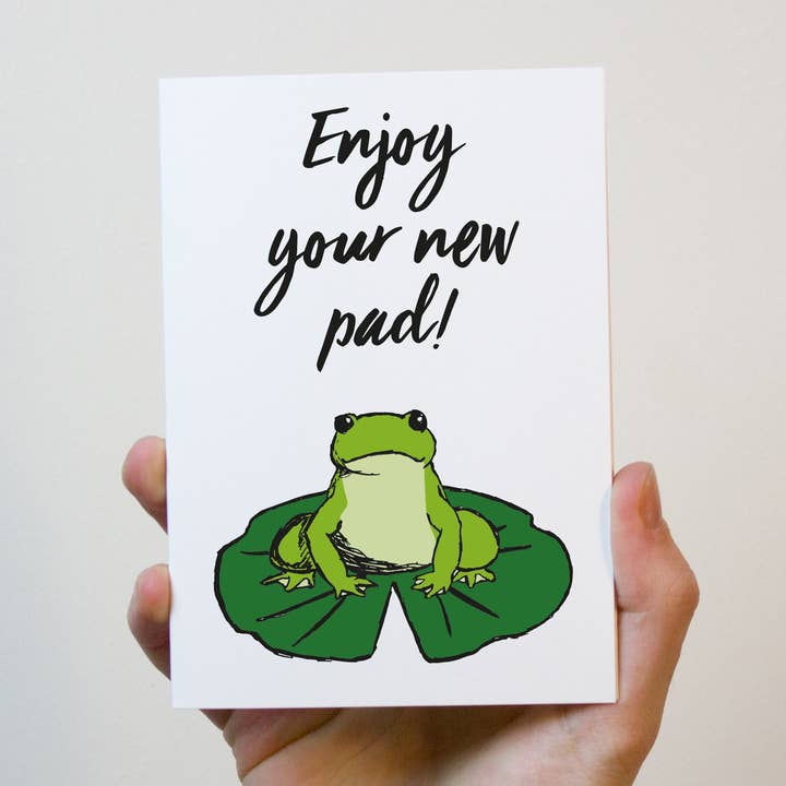 New Pad Pun Card for wholesale by Freckle and Specs