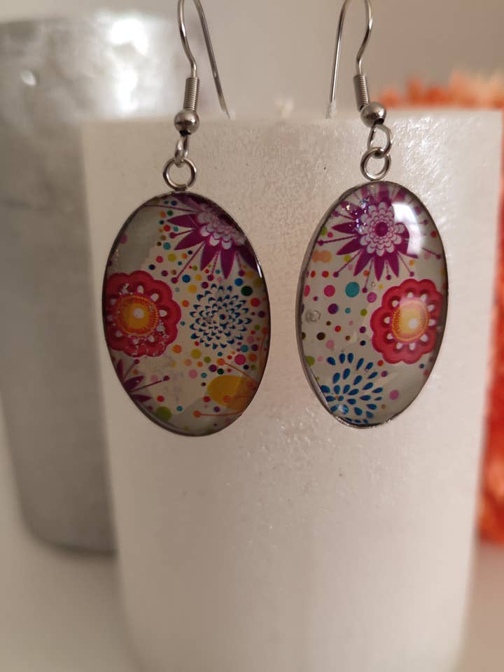 OVAL SPRING EARRINGS for wholesale by catsplatayresina