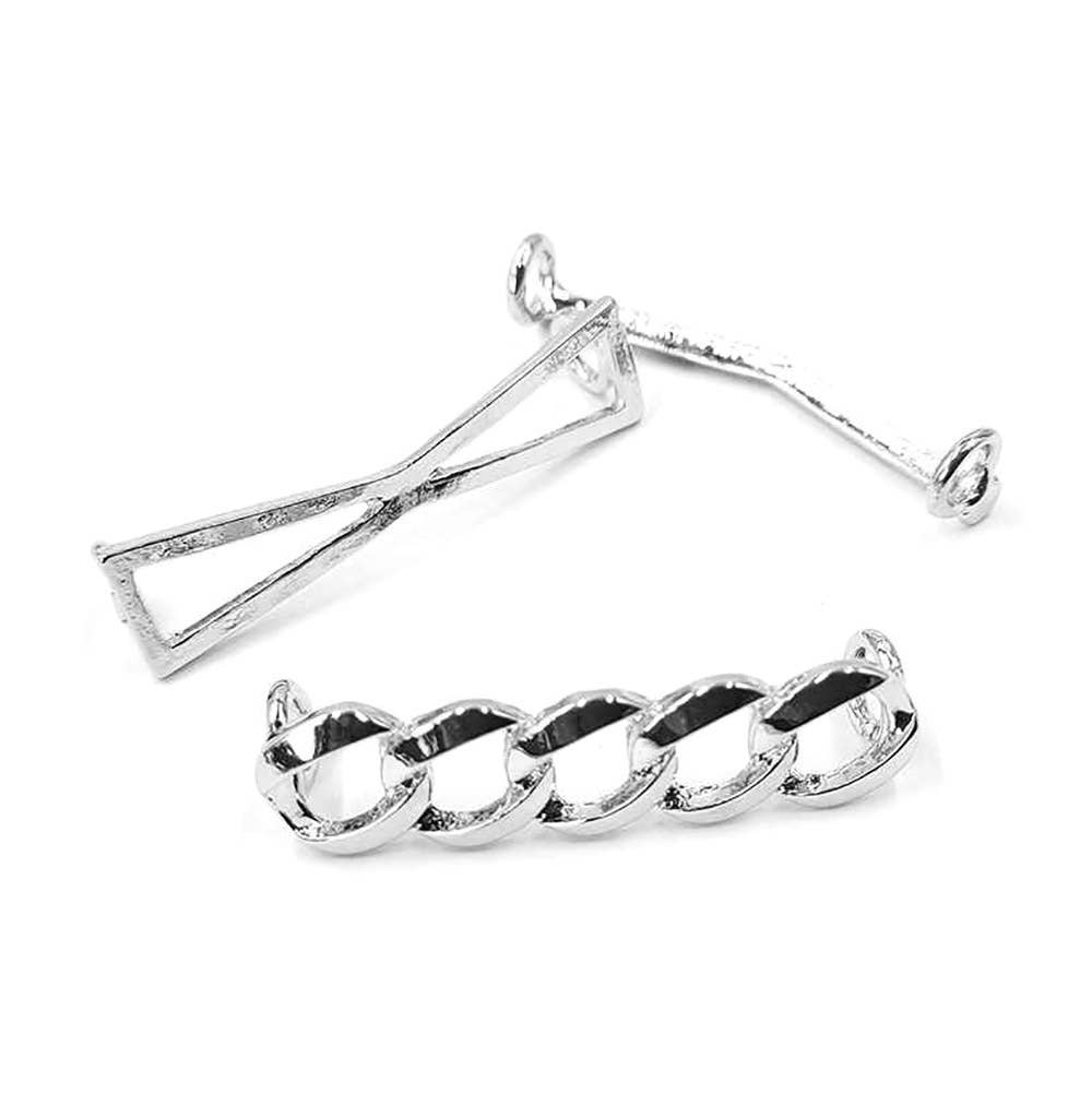 Sensibling Corp. - Wholesale Shoe Accessories - 12 Set of 3 - Metal Shoe Charms1