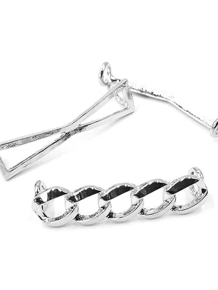 Sensibling Corp. - Wholesale Shoe Accessories - 12 Set of 3 - Metal Shoe Charms1