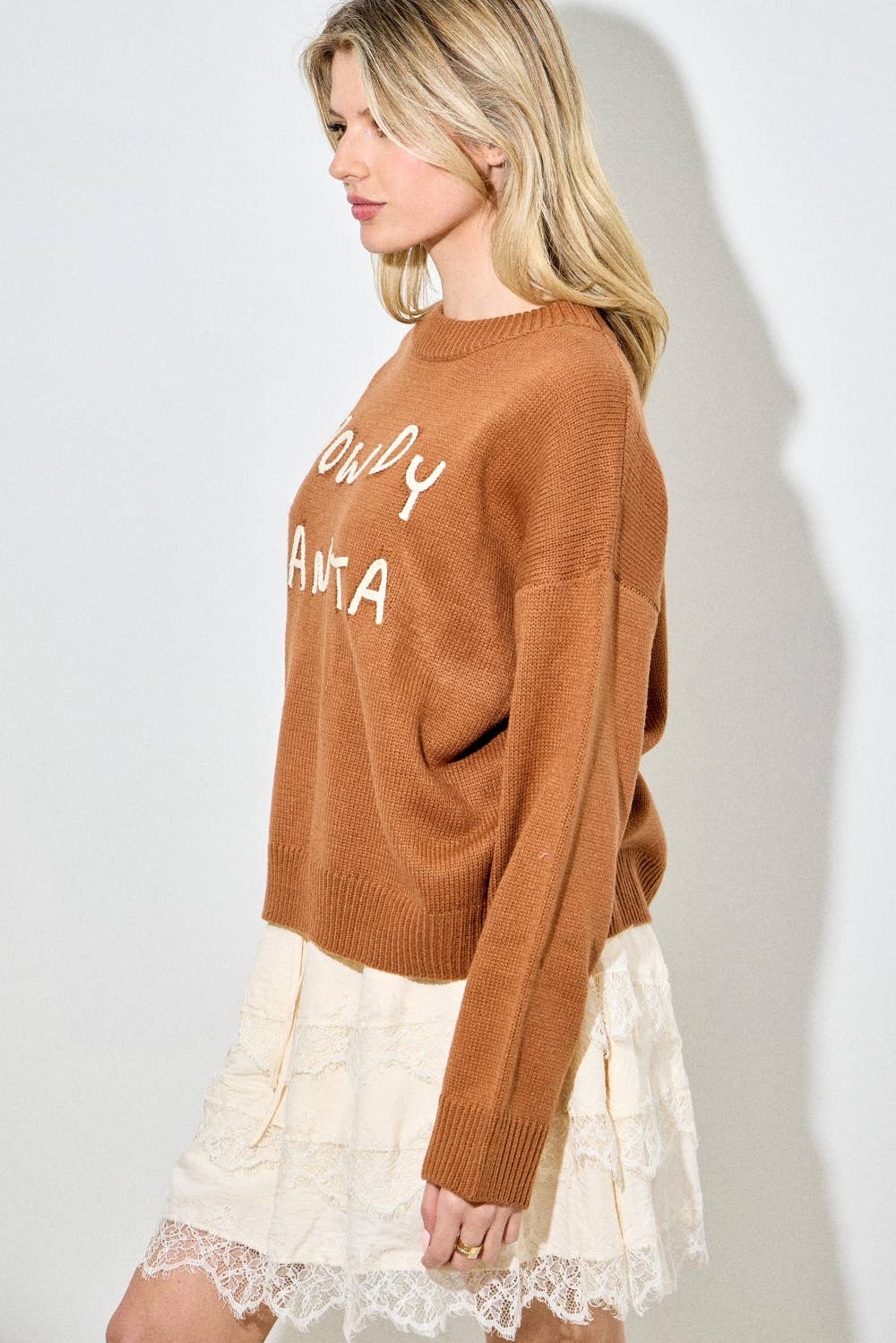 KAMEL HOWDY SANTA INTARSIA PULLOVER für den Großhandel auf Faire2