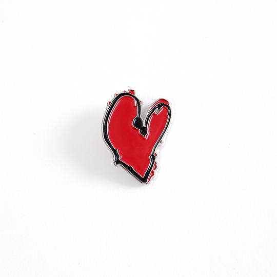 Heart Enamel Pin for wholesale by INDIGO LOVES VIOLET