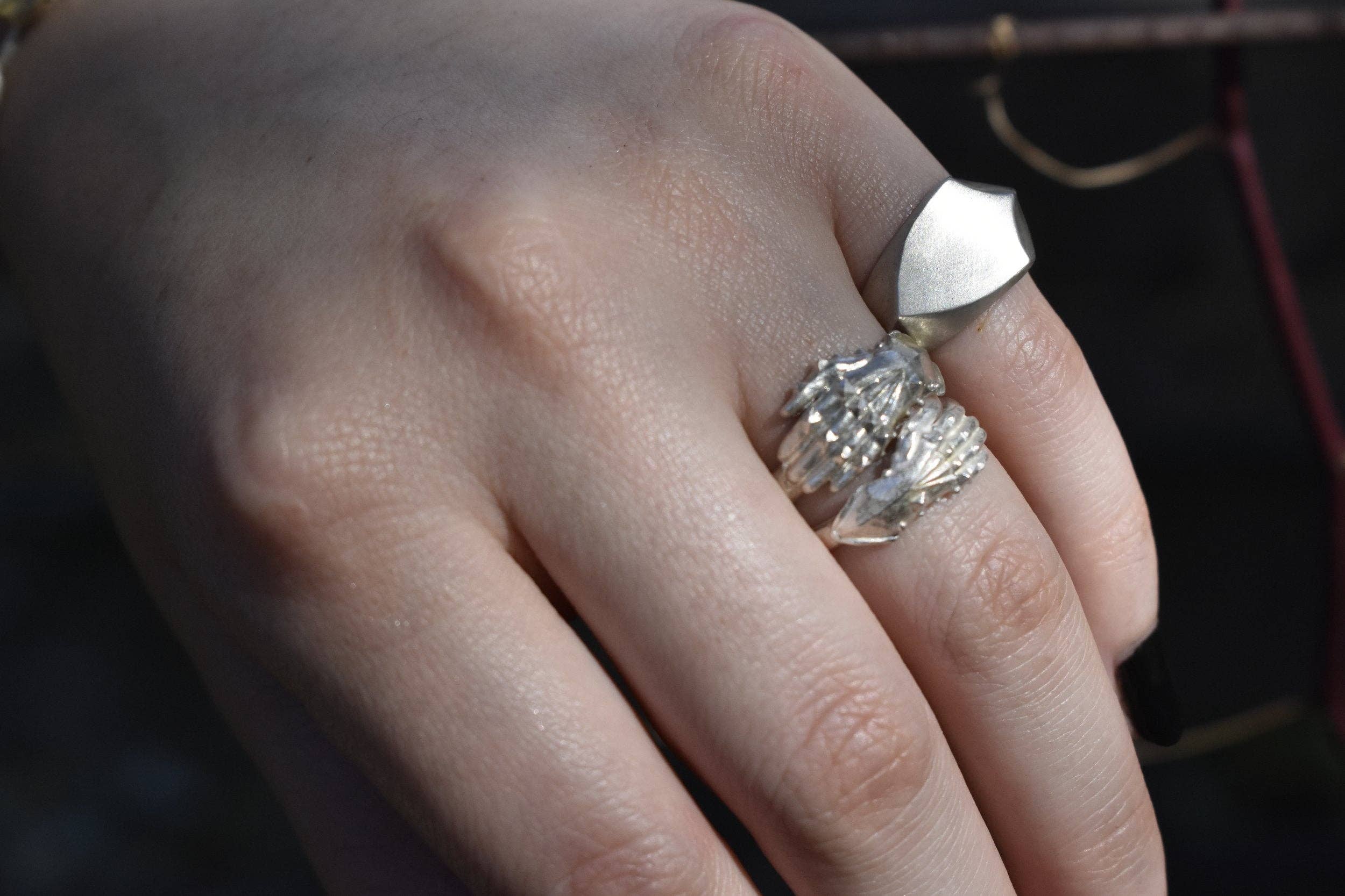 Morgaine Faye - Wholesale Cocktail/Statement Ring - Large Solemn Oath Ring2