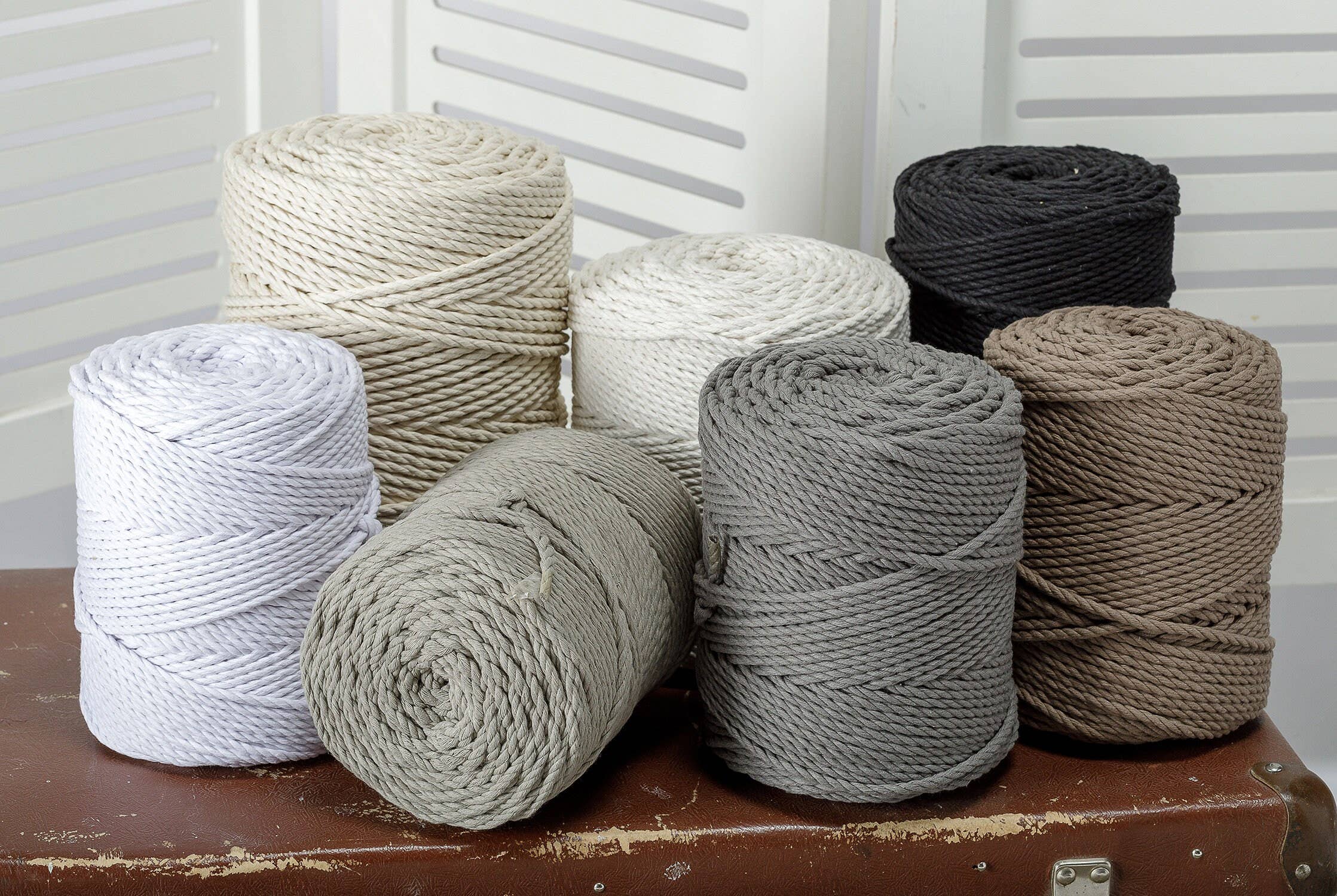 woolexperts - Wholesale Yarn - 4 mm Macrame Cord, Rope, String, Yarn & Supplies #30