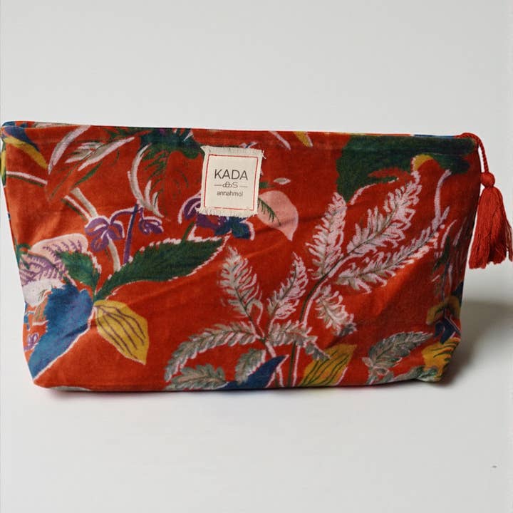 Annahmol - Wholesale Makeup/Cosmetic Bag - Velvet Cosmetic Bag/Pouch: Assorted Prints16