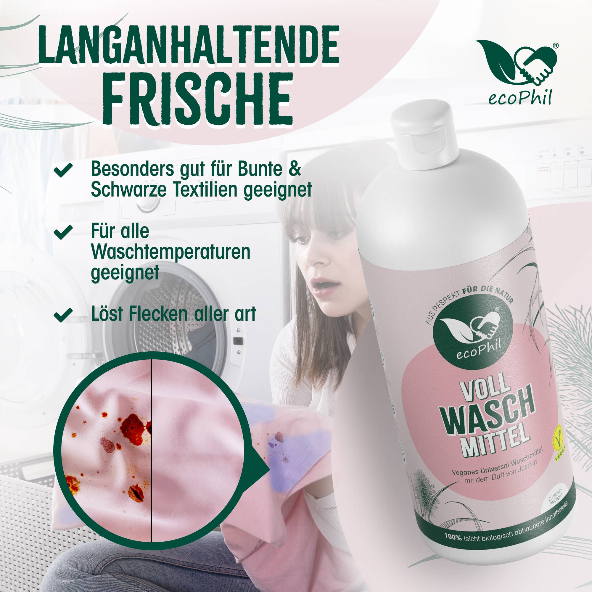 Ecophil GmbH – wholesale Flytande tvättmedel – EcoPhil - kraftfullt tvättmedel för färgade kläder3