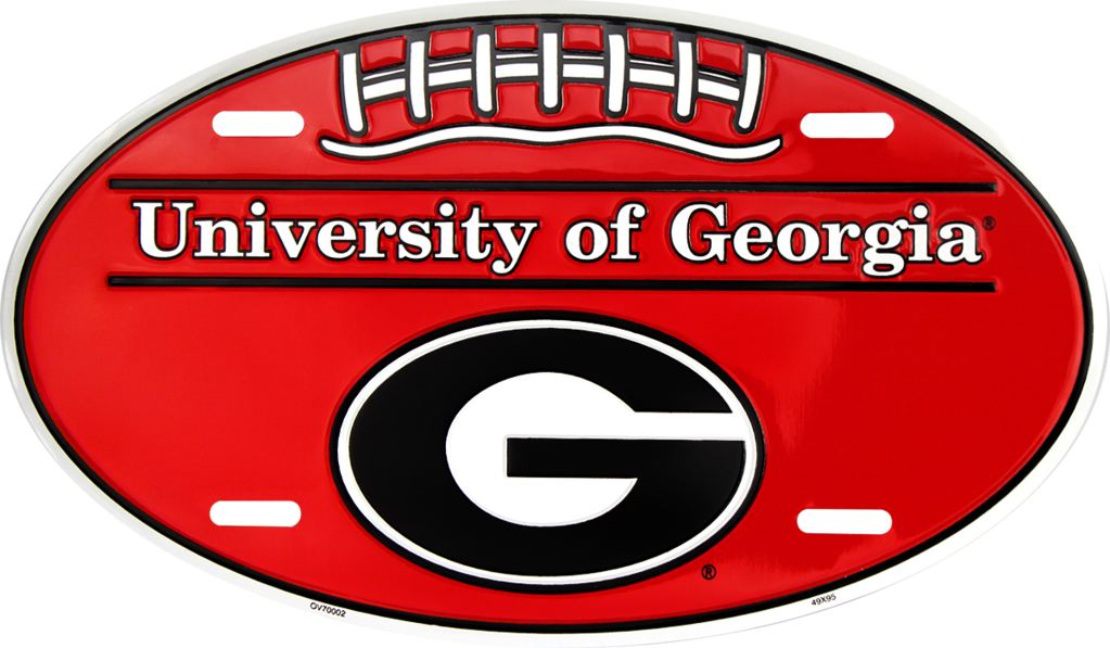 7 Star - Wholesale Sign - Georgia Bulldog NCAA Aluminum License Plate6" x 12" USA MADE6
