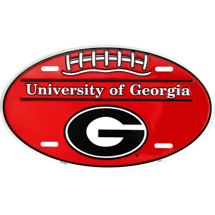 7 Star - Wholesale Sign - Georgia Bulldog NCAA Aluminum License Plate6" x 12" USA MADE6