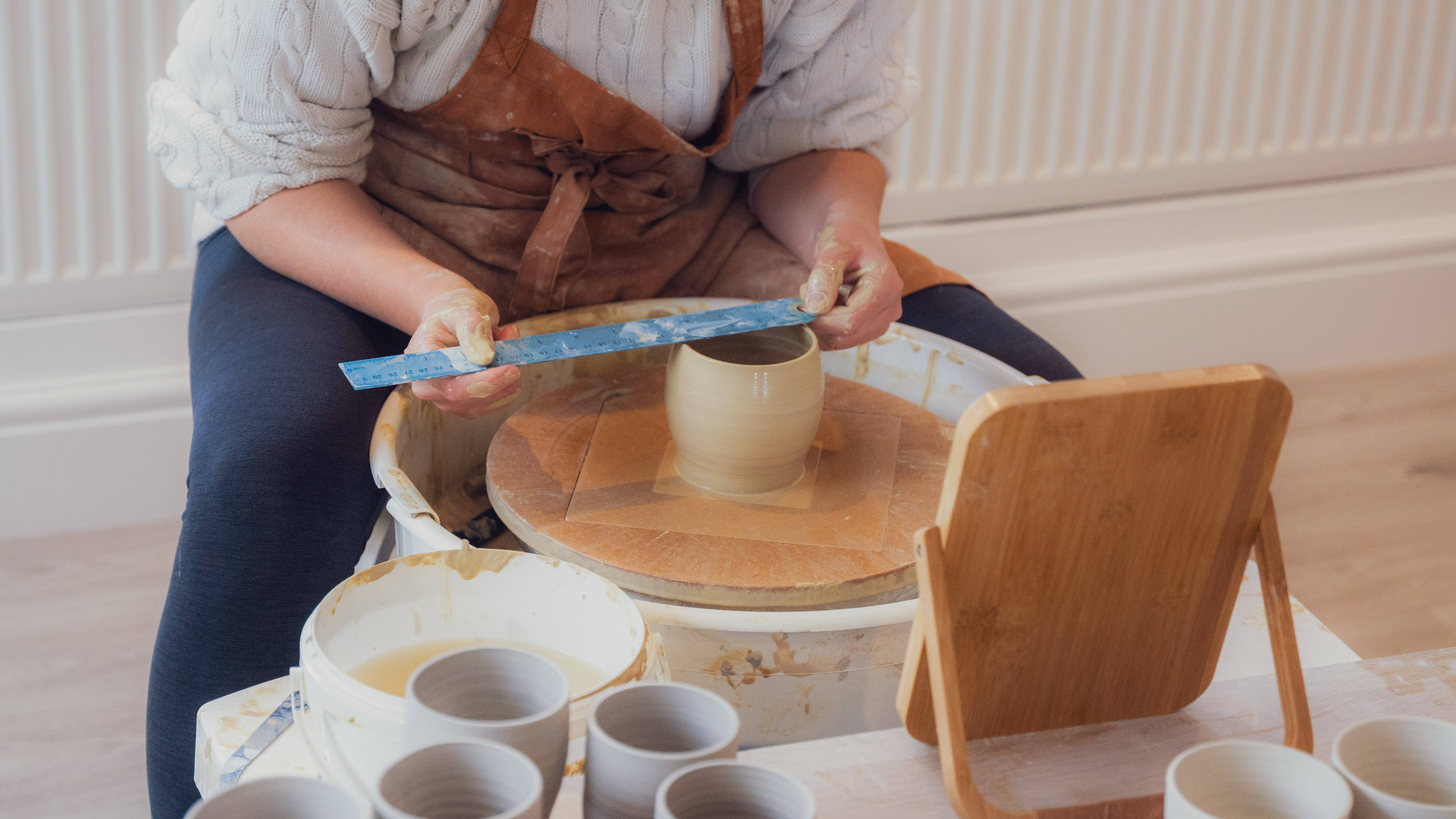 Fernweh Pottery - Wholesale Bowl - Speckled Blue Matcha Bowl4
