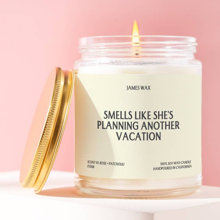 Vacation Gift Planning Vacation Candle F136B for wholesale by James Wax