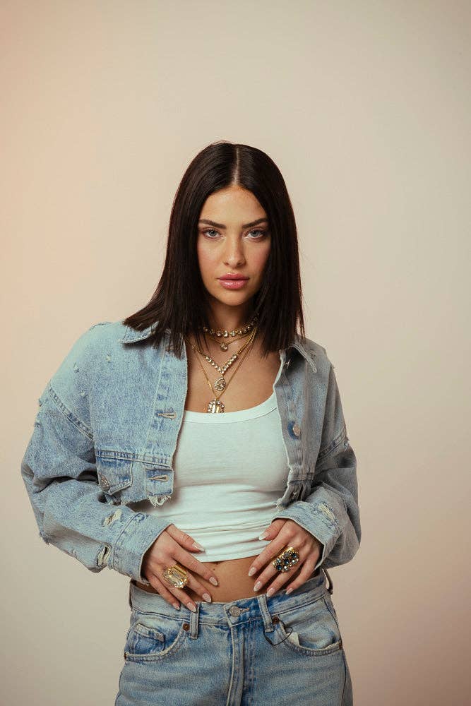 TOVA - Wholesale Link & Chain Necklace - Oakland In Champagnes3