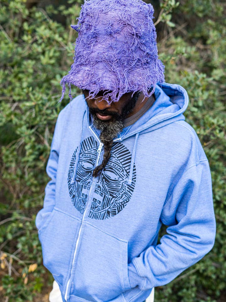 Cochineal and Indigo Borrego Bucket for wholesale by MYM Organics