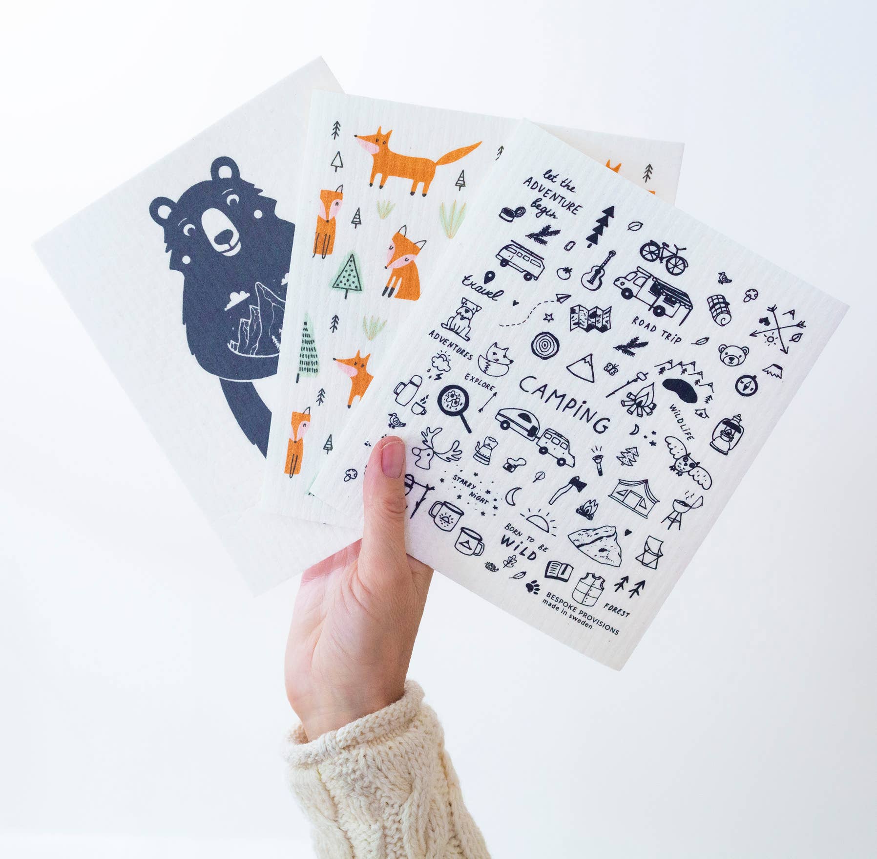 Bespoke Provisions – Engroshandel Køkkenhåndklæde – Camping Svensk Opvaskeklud - Genanvendelig Svampeklud4