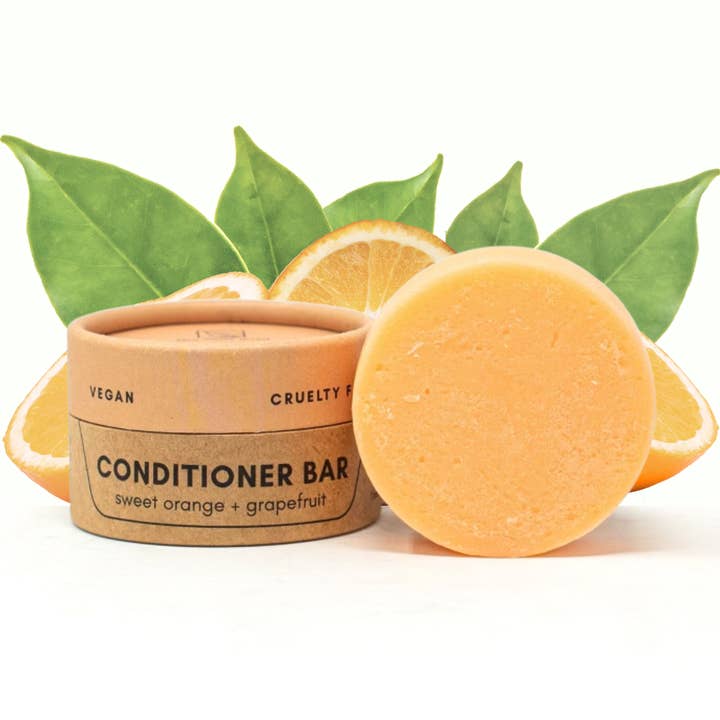 Zero Waste MVMT - Wholesale Hair Conditioner - Conditioner Bar | Sweet Orange + Grapefruit | Zero Waste1