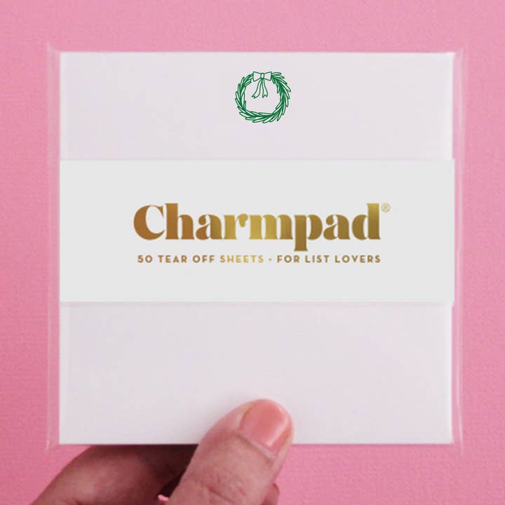 Wreath Charmpad® for wholesale by Inclosed Letterpress Co.