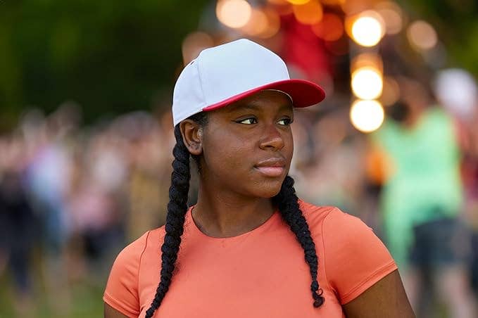 Wholesale Two Tone Vintage Snapback Hat - Red/White for your store