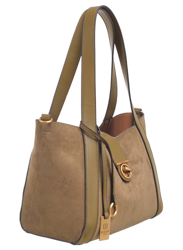 Bessie London – wholesale Shoulder bag – women's – CLASSIC TURN-LOCK SHOULDER BAG12