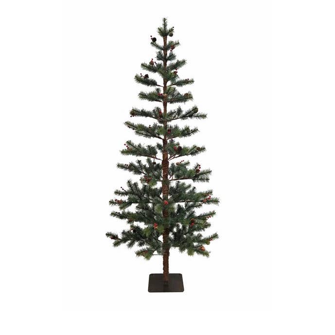 5 Foot Pine Tree With Pinecone and Berries for wholesale by Kurt S. Adler, Inc.