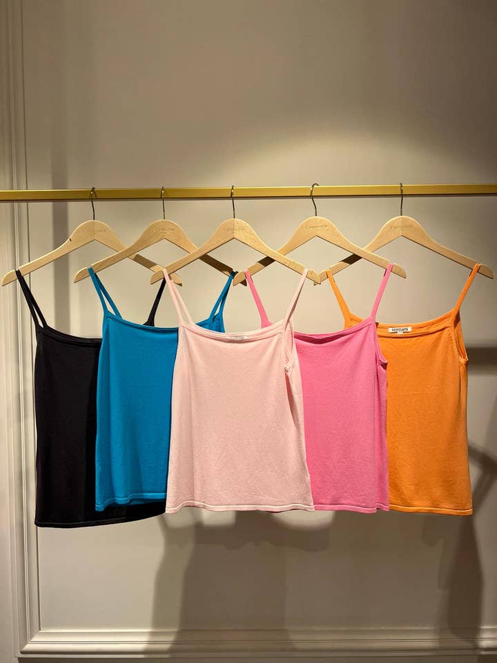 Fine knit tank top - 0844 for wholesale by CHOKLATE PARIS