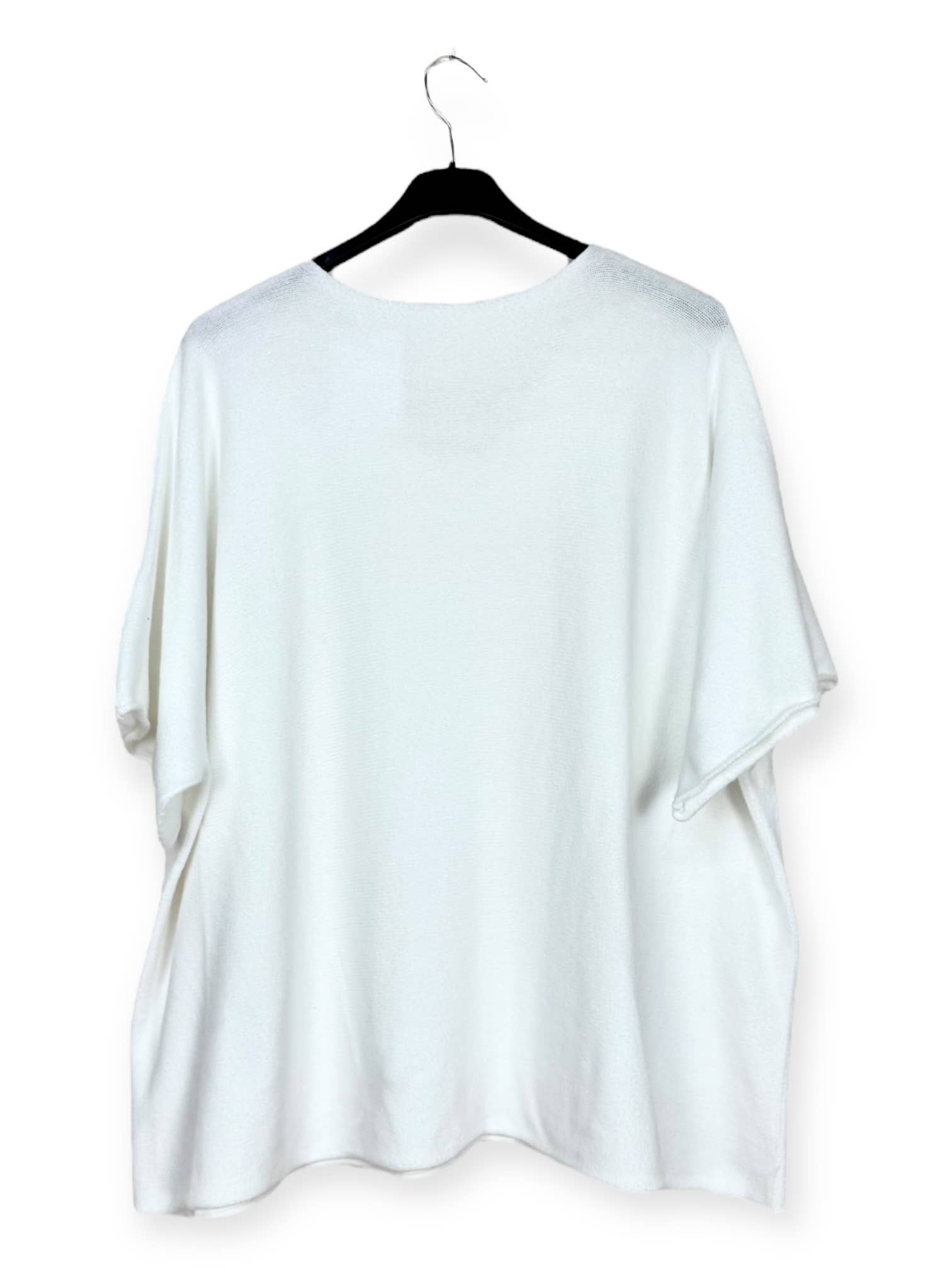 Lucky Nana - Wholesale Poncho - Women's - AH L2202 - Plus Size V-Neck Poncho Sweater30