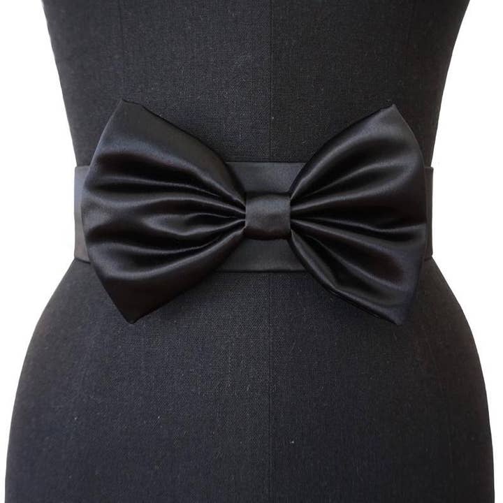 Melissa Velia - Wholesale Belt - Women's - Big Satin Bow Belt | 3 Colors
