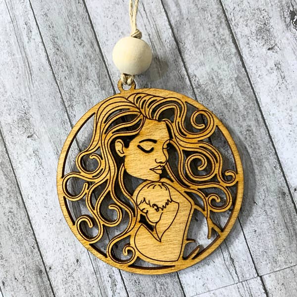 A Mother's Love Ornament for wholesale by Plums & Roses