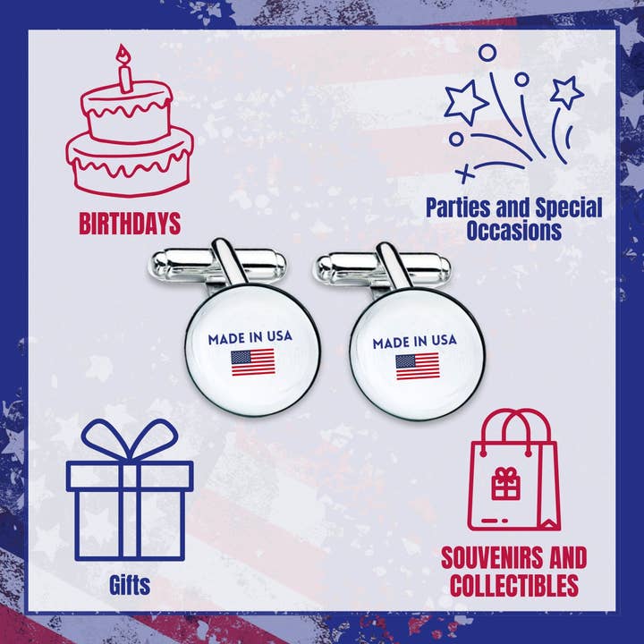 Worldwide Souvenirs – Großhandel Manschettenknöpfe – Herren – Manschettenknöpfe - Staatssiegel Florida - USA5