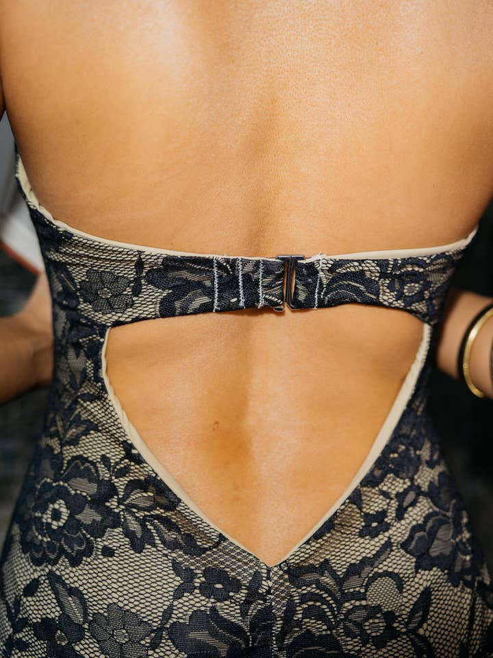 Nocturna in Black Lace Monokini for wholesale on Faire5