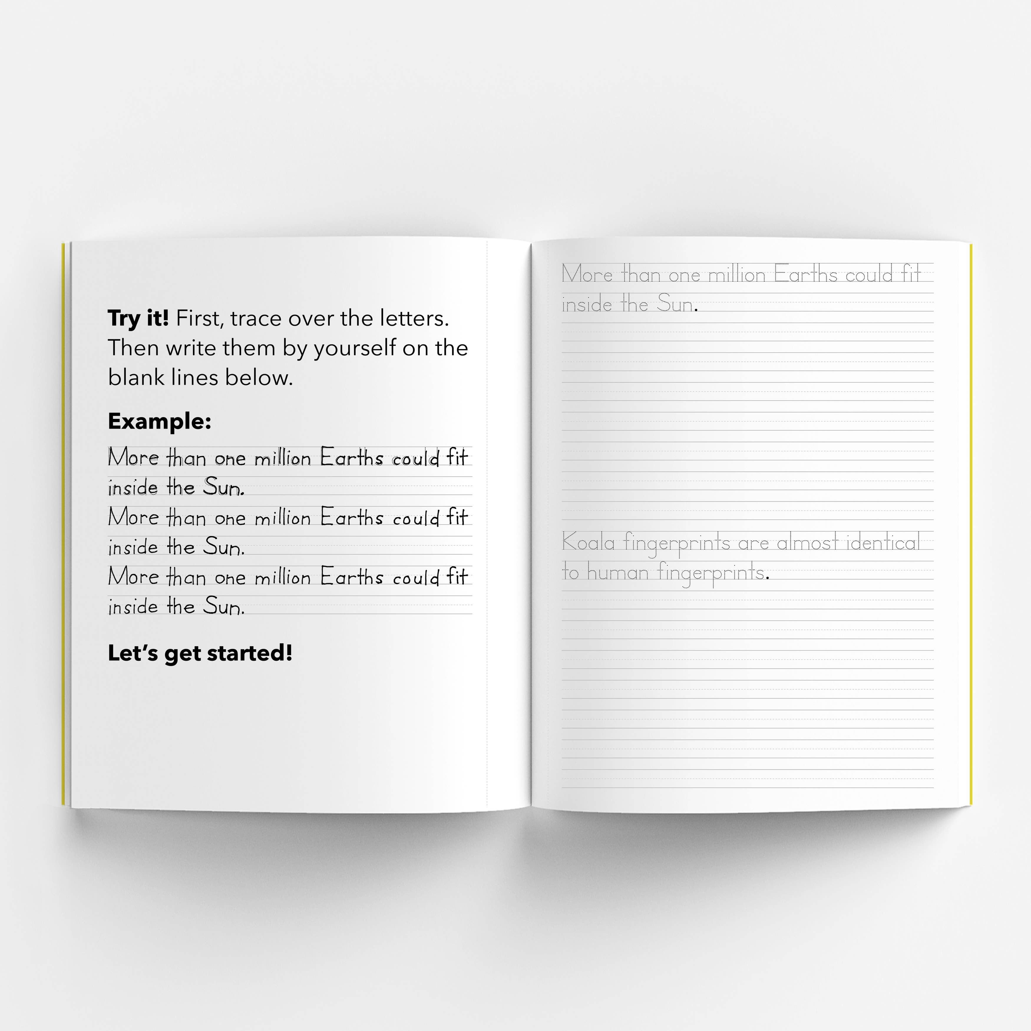 Blue Star Press - Wholesale Middle Grade Book (9-12) - Print Handwriting Practice for Kids 8-12 (with fun facts!)2