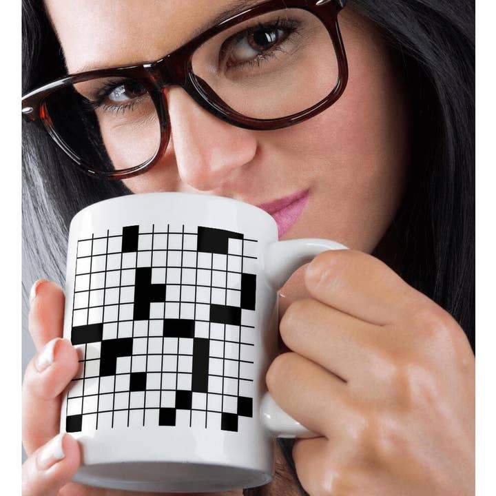 3dRose - Wholesale Coffee Mug - 3dRose, Crossword Pattern, Mug8
