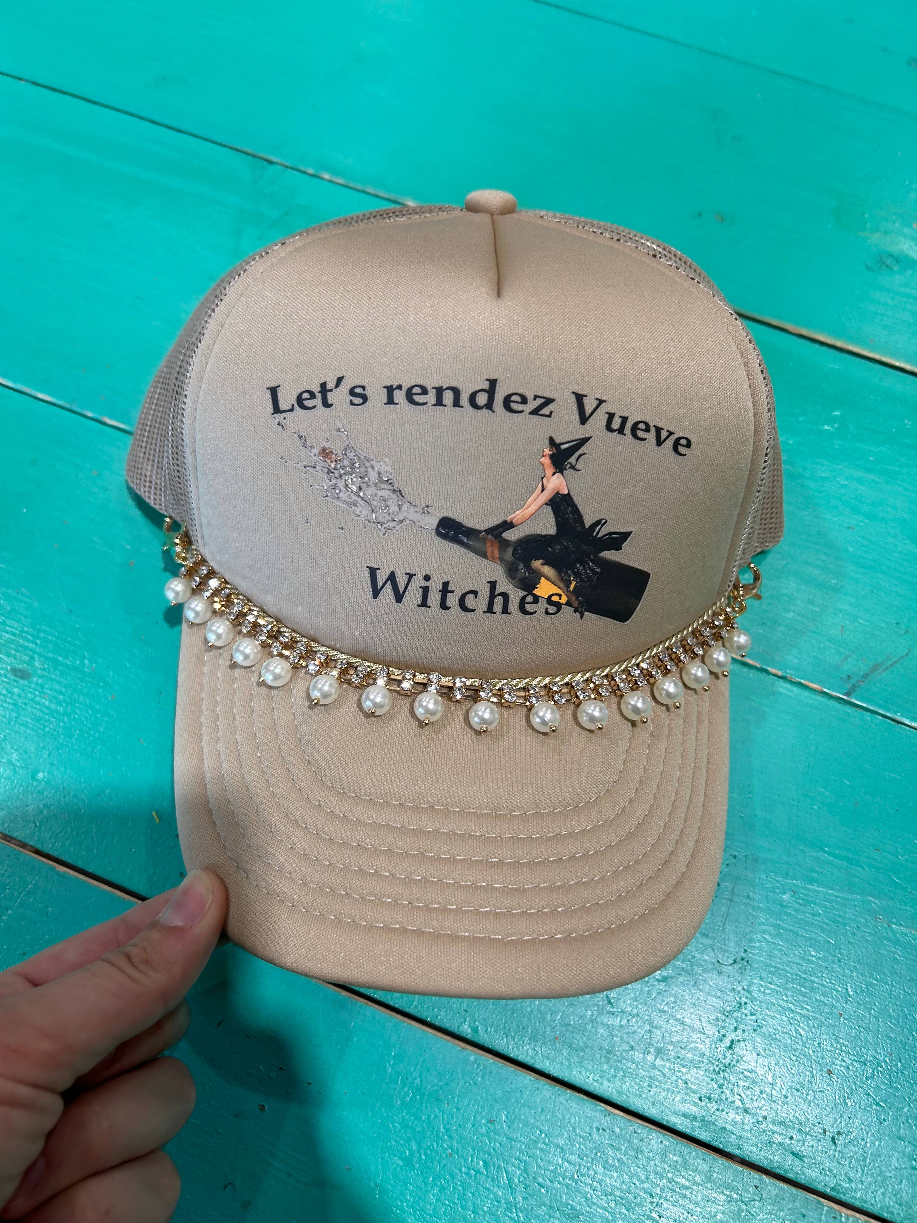 Vibes Hat Company - Wholesale Trucker Hat - Women's - Lets Rendez Vueve Witches Trucker | Spooky Caps | Halloween2