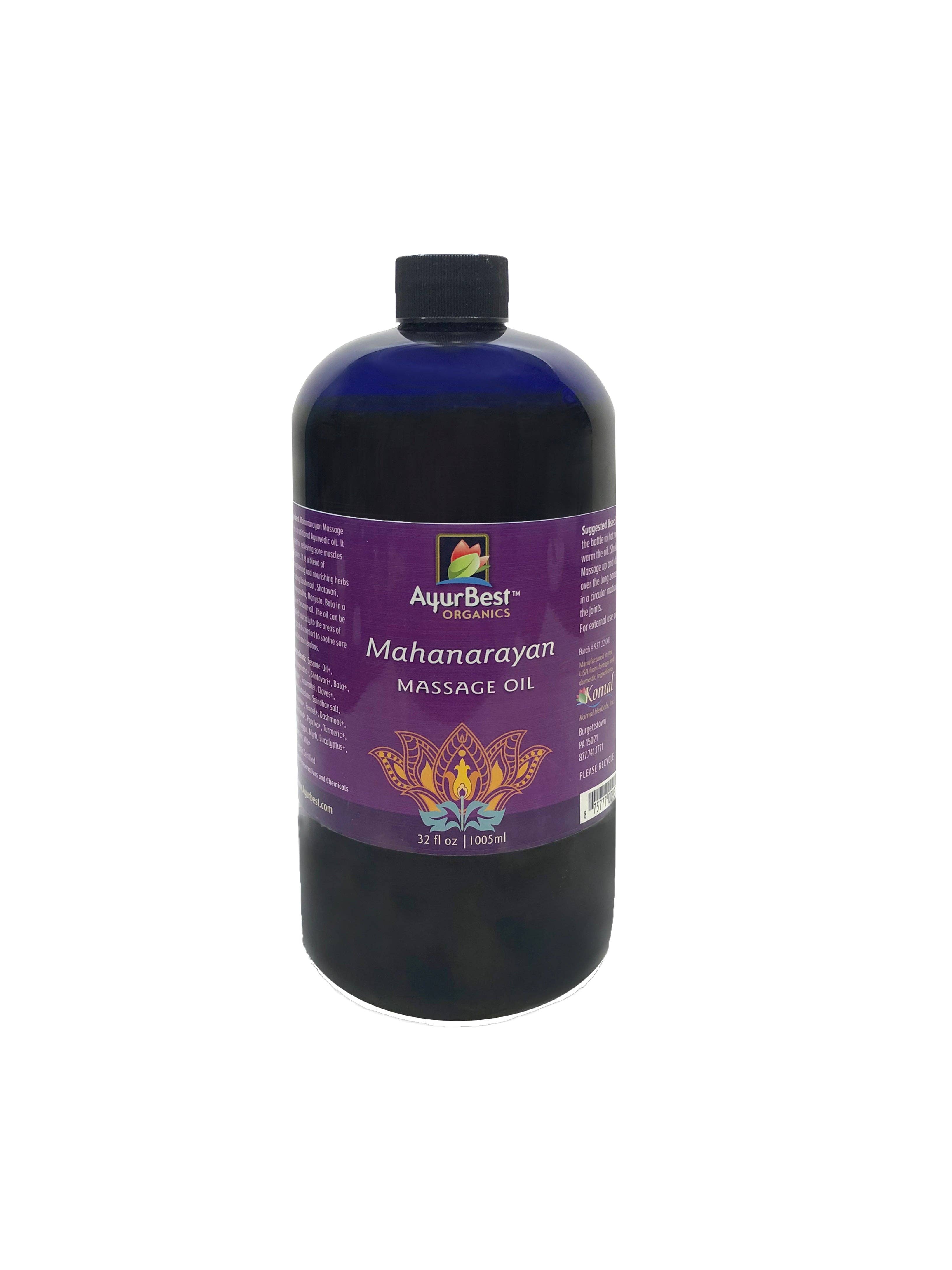 Komal Herbals, Inc - Wholesale Massage Oil/Gel - AyurBest Mahanarayan Massage Oil2