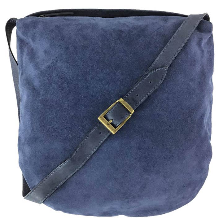 Doris Spider front Velvet Blue voor wholesale door 3CHIC