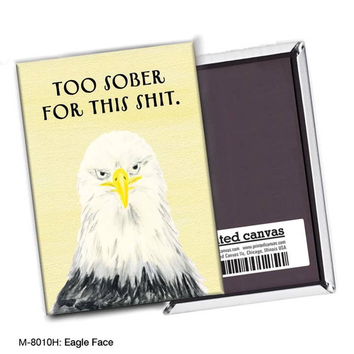 Eagle Face, magneet (M-8010H) voor wholesale door Printed Canvas