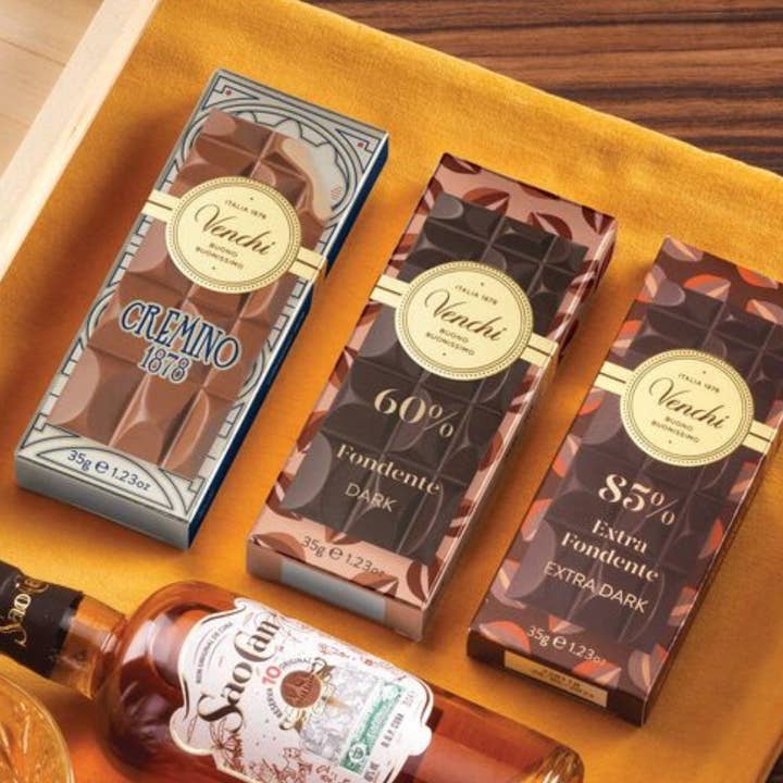 Venchi - Wholesale Chocolate Bar - Mini 60% Dark Chocolate Bar - Italian Gourmet Chocolate 7