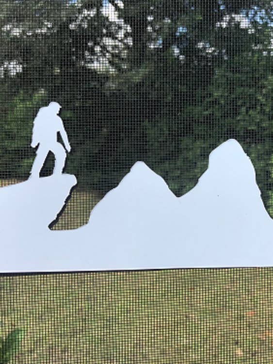 DCentral Hiking Flexible Screen Magnet Décor; Double-Sided for wholesale by DCentral Magnetics