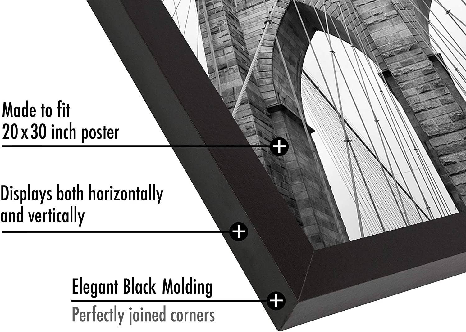 Americanflat - Wholesale Picture Frame - Americanflat Poster Frame with Wide Molding282